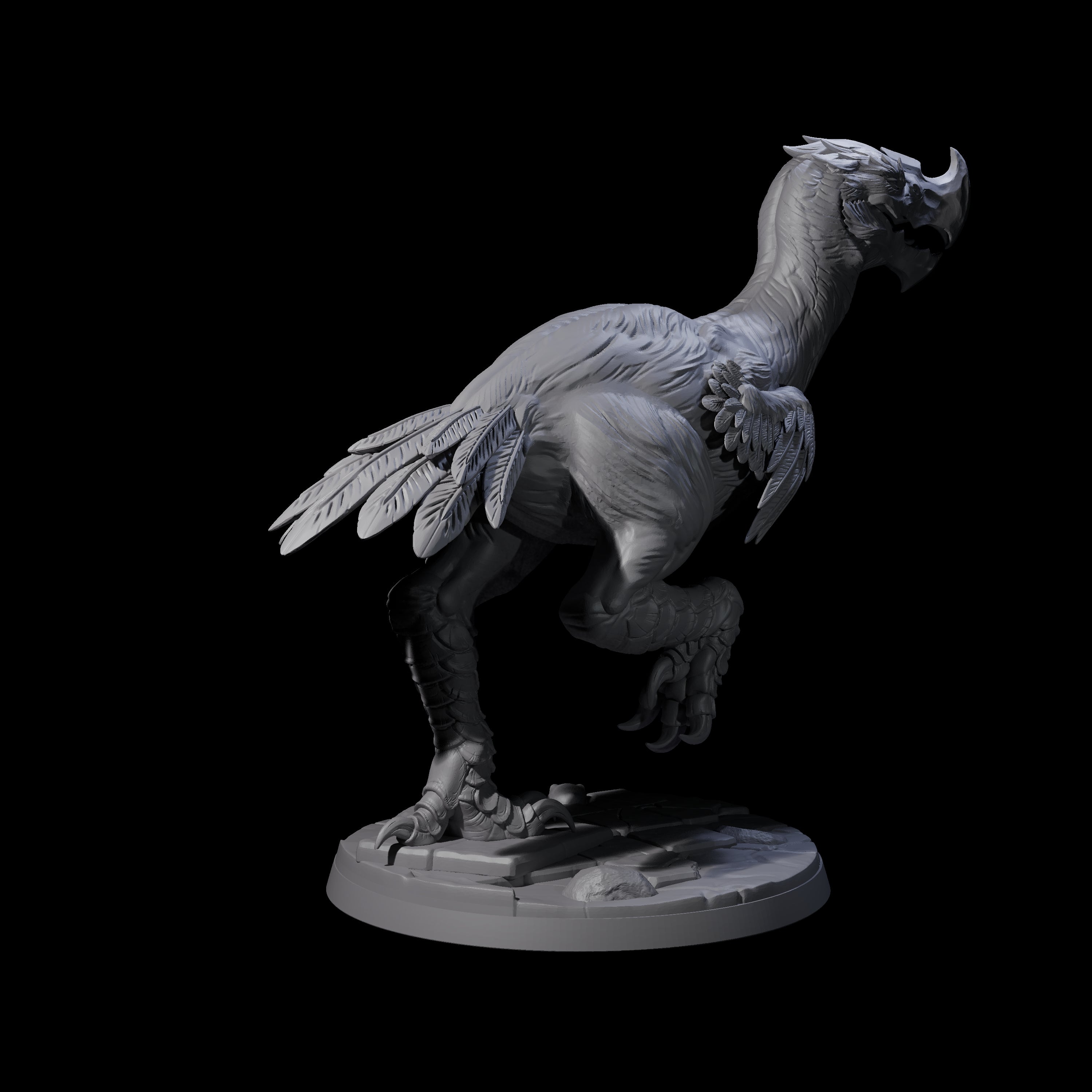 Hunting Axe Beak D Miniature for Dungeons and Dragons, Pathfinder or other TTRPGs