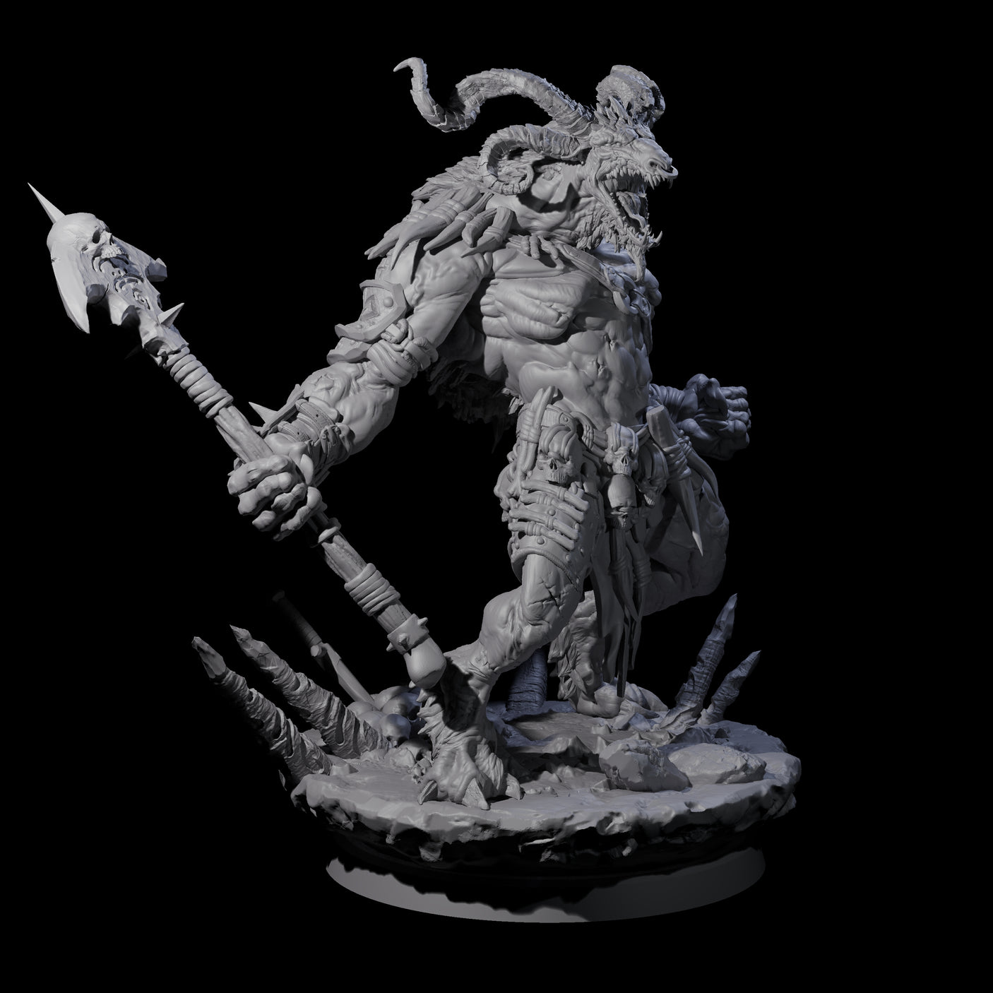 Hunting Balor A Miniature for Dungeons and Dragons, Pathfinder or other TTRPGs