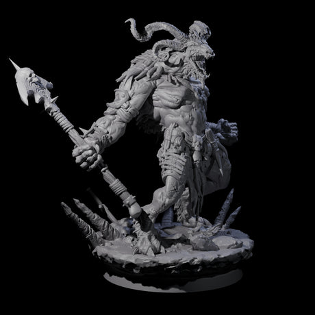 Hunting Balor A Miniature for Dungeons and Dragons, Pathfinder or other TTRPGs