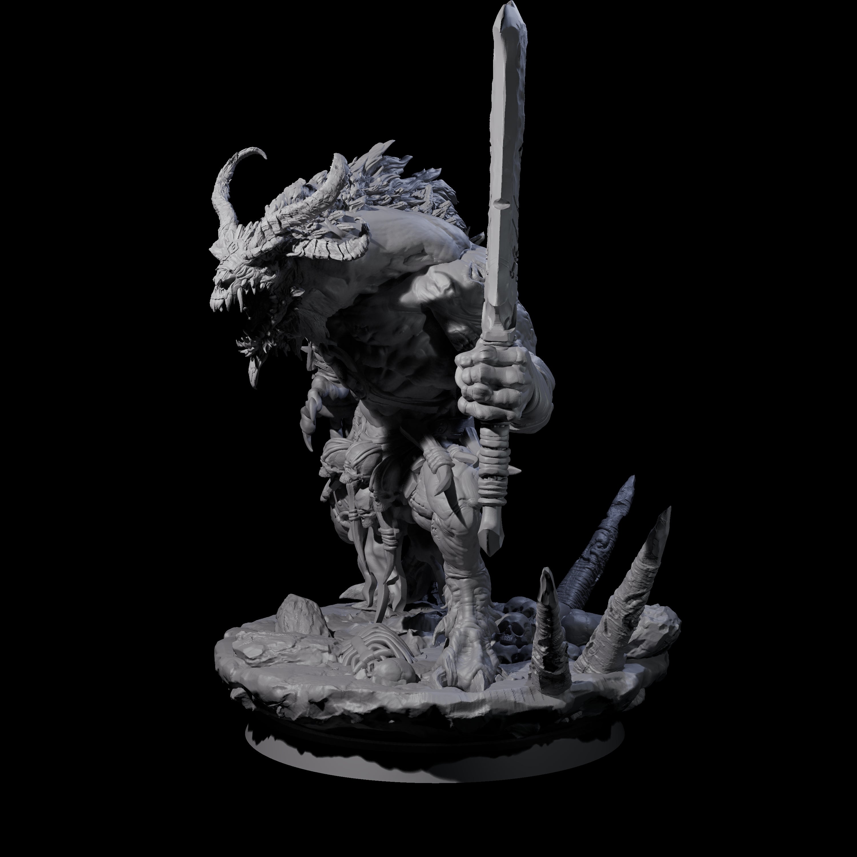 Hunting Balor B Miniature for Dungeons and Dragons, Pathfinder or other TTRPGs