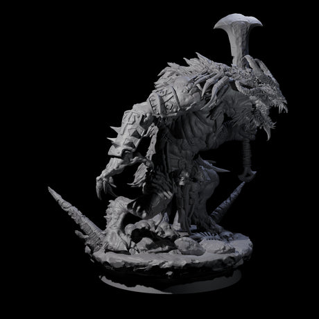 Hunting Balor B Miniature for Dungeons and Dragons, Pathfinder or other TTRPGs