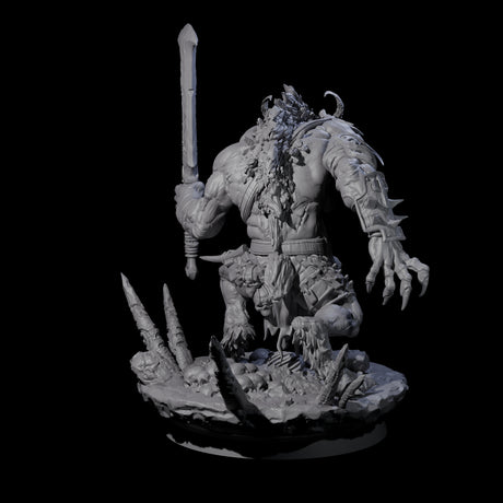 Hunting Balor B Miniature for Dungeons and Dragons, Pathfinder or other TTRPGs