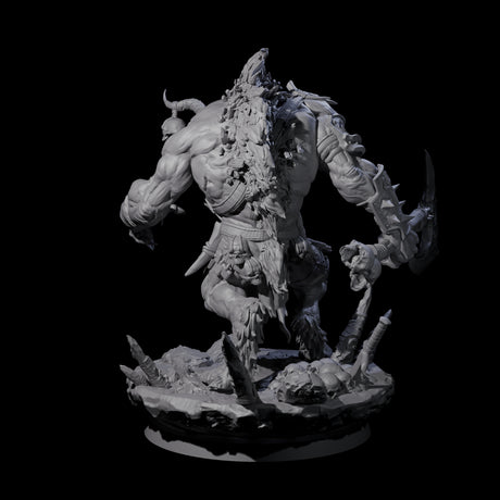 Hunting Balor C Miniature for Dungeons and Dragons, Pathfinder or other TTRPGs