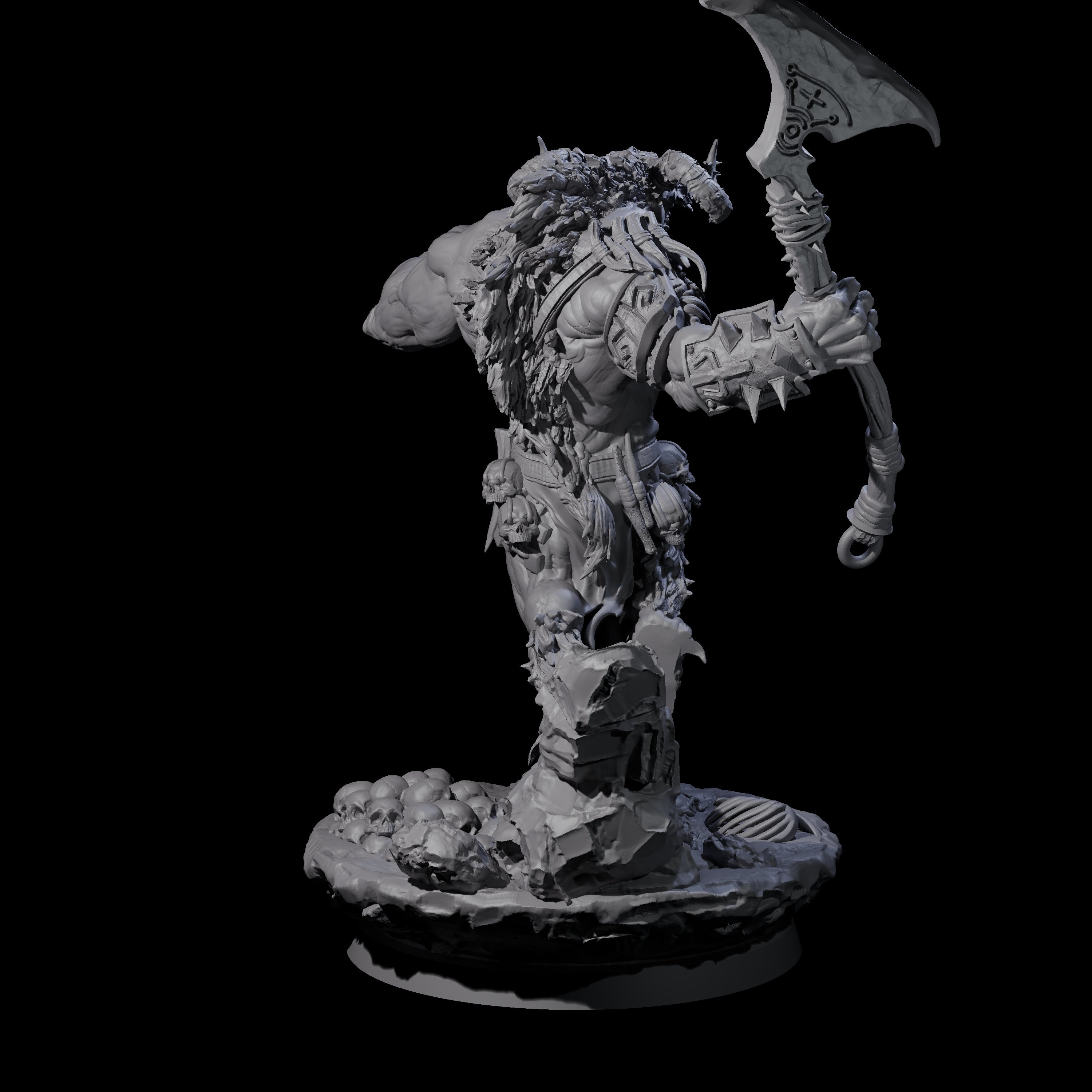 Hunting Balor D Miniature for Dungeons and Dragons, Pathfinder or other TTRPGs