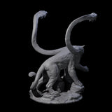 Hunting Displacer Beast A Miniature for Dungeons and Dragons, Pathfinder or other TTRPGs