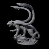 Hunting Displacer Beast A Miniature for Dungeons and Dragons, Pathfinder or other TTRPGs