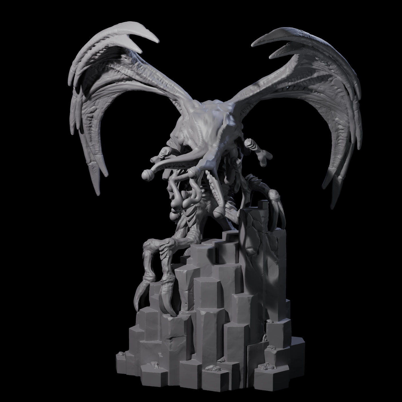 Hunting Eldritch Aberration B Miniature for Dungeons and Dragons, Pathfinder or other TTRPGs