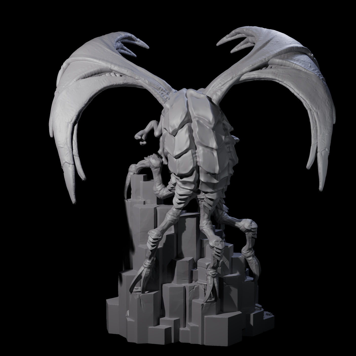 Hunting Eldritch Aberration B Miniature for Dungeons and Dragons, Pathfinder or other TTRPGs