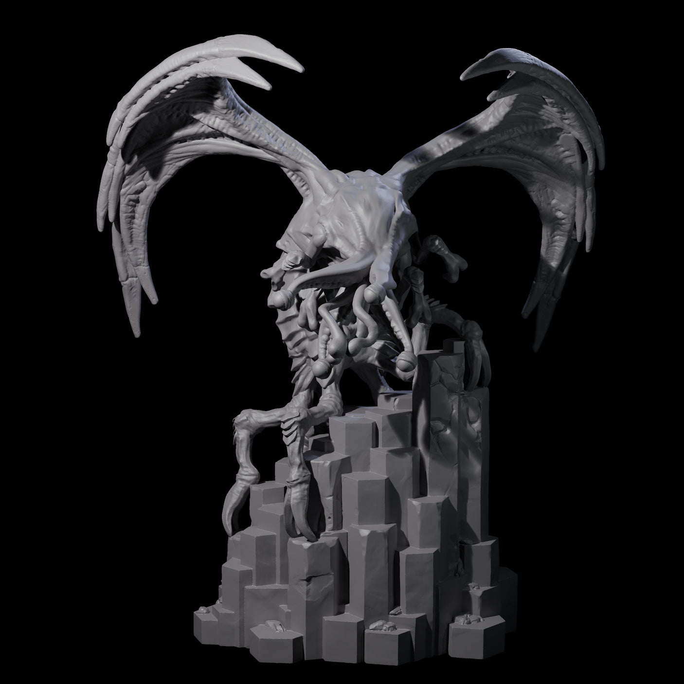 Hunting Eldritch Aberrations Miniature for Dungeons and Dragons, Pathfinder or other TTRPGs