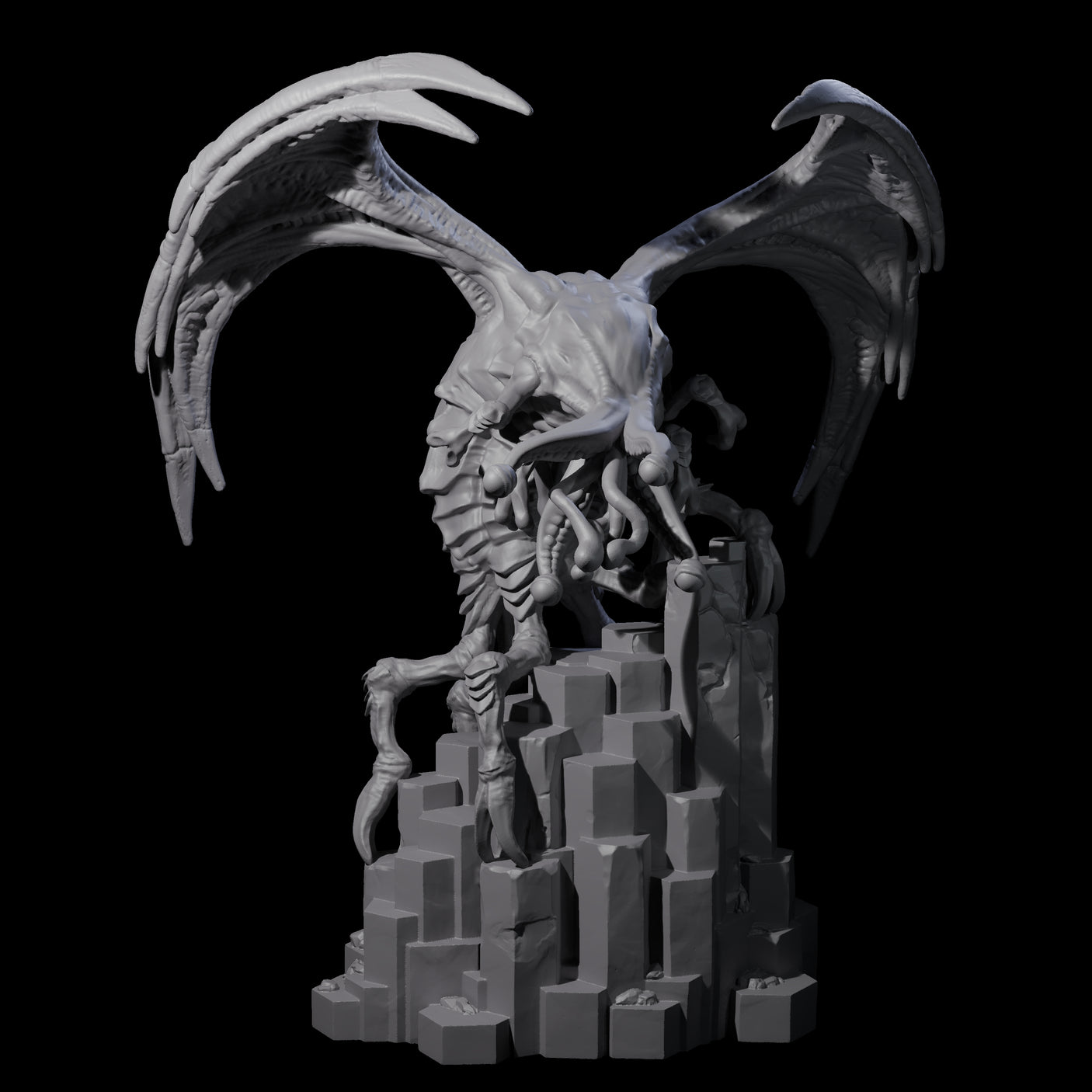 Hunting Eldritch Aberrations Miniature for Dungeons and Dragons, Pathfinder or other TTRPGs