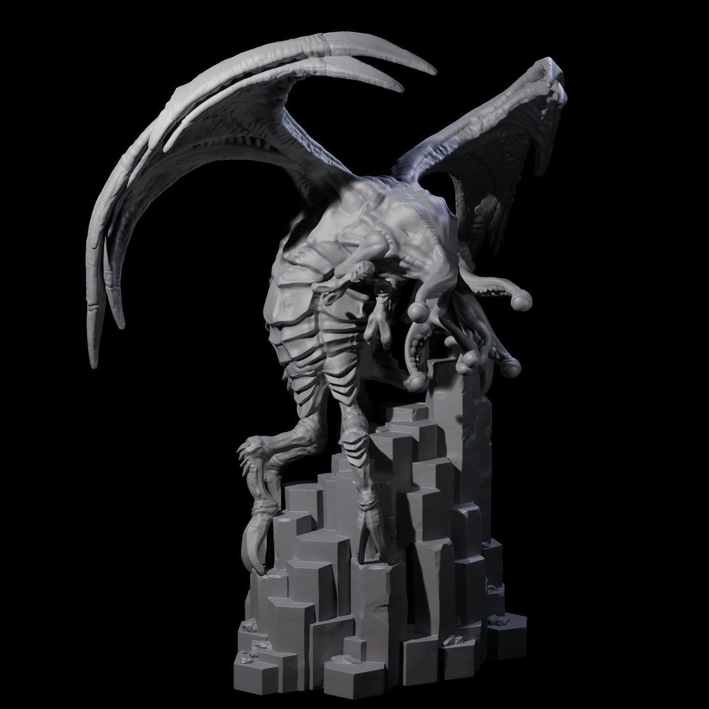 Hunting Eldritch Aberrations Miniature for Dungeons and Dragons, Pathfinder or other TTRPGs