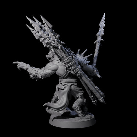 Hunting Gnoll Stalker A Miniature for Dungeons and Dragons, Pathfinder or other TTRPGs