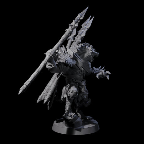 Hunting Gnoll Stalker B Miniature for Dungeons and Dragons, Pathfinder or other TTRPGs