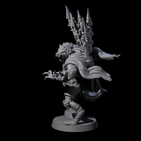 Hunting Gnoll Stalker B Miniature for Dungeons and Dragons, Pathfinder or other TTRPGs