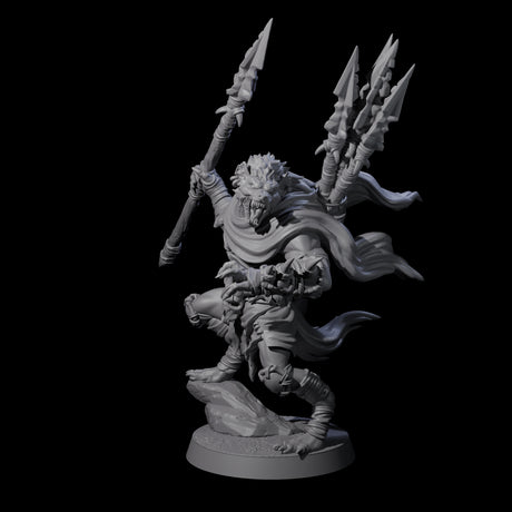 Hunting Gnoll Stalker B Miniature for Dungeons and Dragons, Pathfinder or other TTRPGs