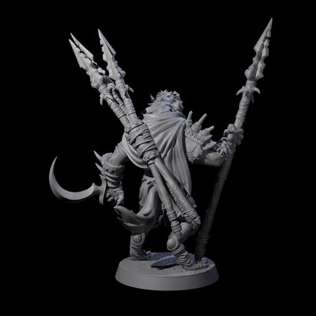 Hunting Gnoll Stalker E Miniature for Dungeons and Dragons, Pathfinder or other TTRPGs