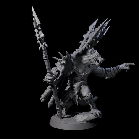 Hunting Gnoll Stalkers Miniature for Dungeons and Dragons, Pathfinder or other TTRPGs