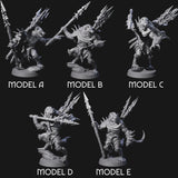 Hunting Gnoll Stalkers Miniature for Dungeons and Dragons, Pathfinder or other TTRPGs