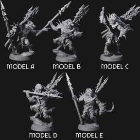Hunting Gnoll Stalkers Miniature for Dungeons and Dragons, Pathfinder or other TTRPGs