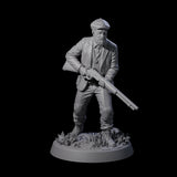 Hunting Human Investigator Miniature for Dungeons and Dragons, Pathfinder or other TTRPGs