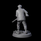 Hunting Human Investigator Miniature for Dungeons and Dragons, Pathfinder or other TTRPGs