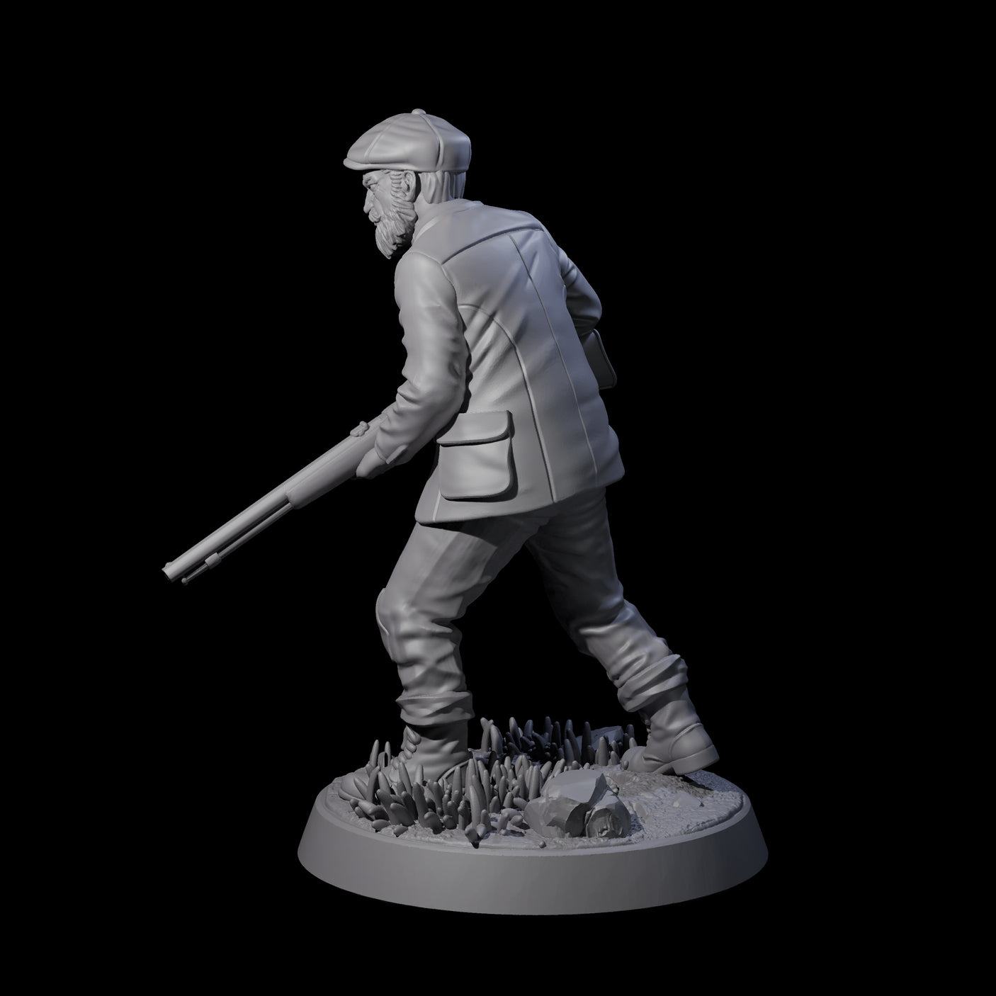 Hunting Human Investigator Miniature for Dungeons and Dragons, Pathfinder or other TTRPGs