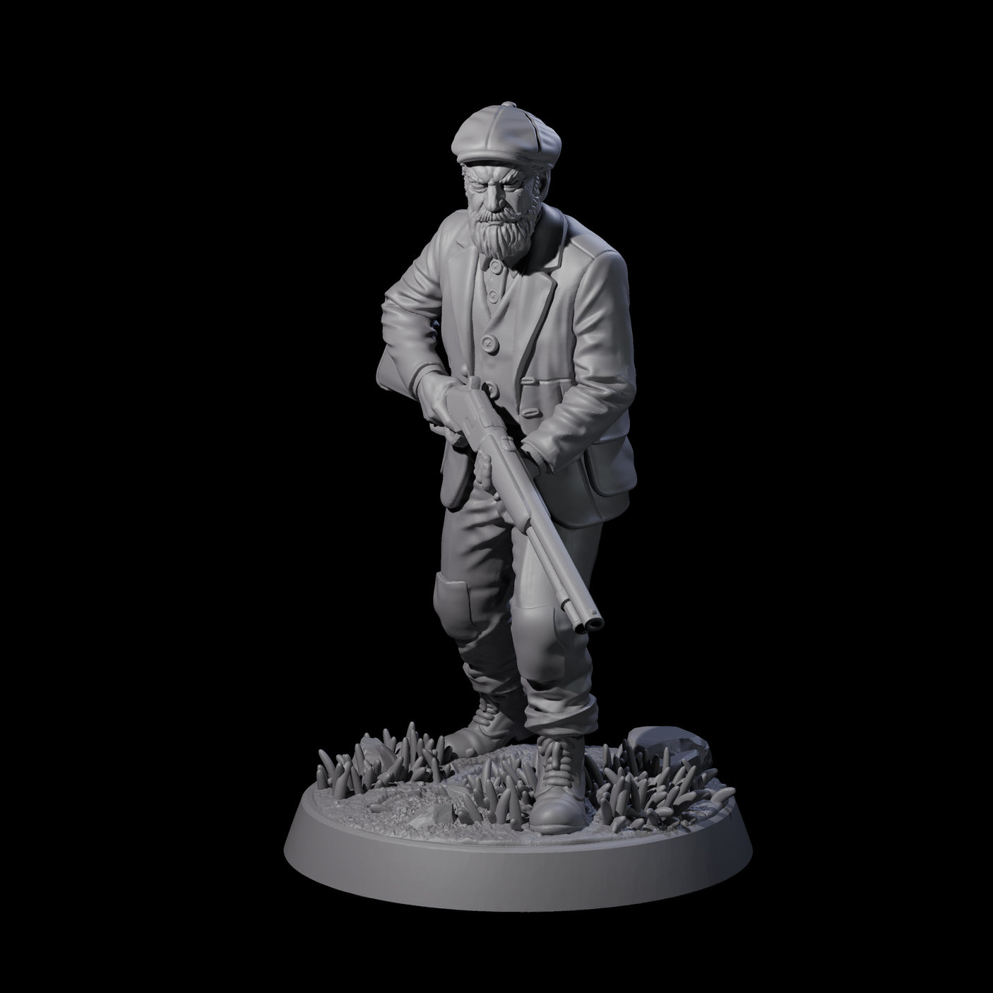 Hunting Human Investigator Miniature for Dungeons and Dragons, Pathfinder or other TTRPGs