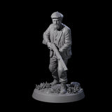 Hunting Human Investigator Miniature for Dungeons and Dragons, Pathfinder or other TTRPGs