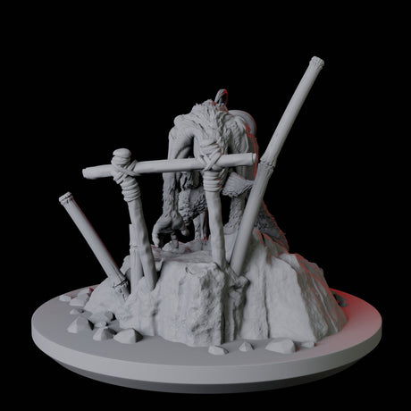 Hunting Sigbin Miniature for Dungeons and Dragons, Pathfinder or other TTRPGs