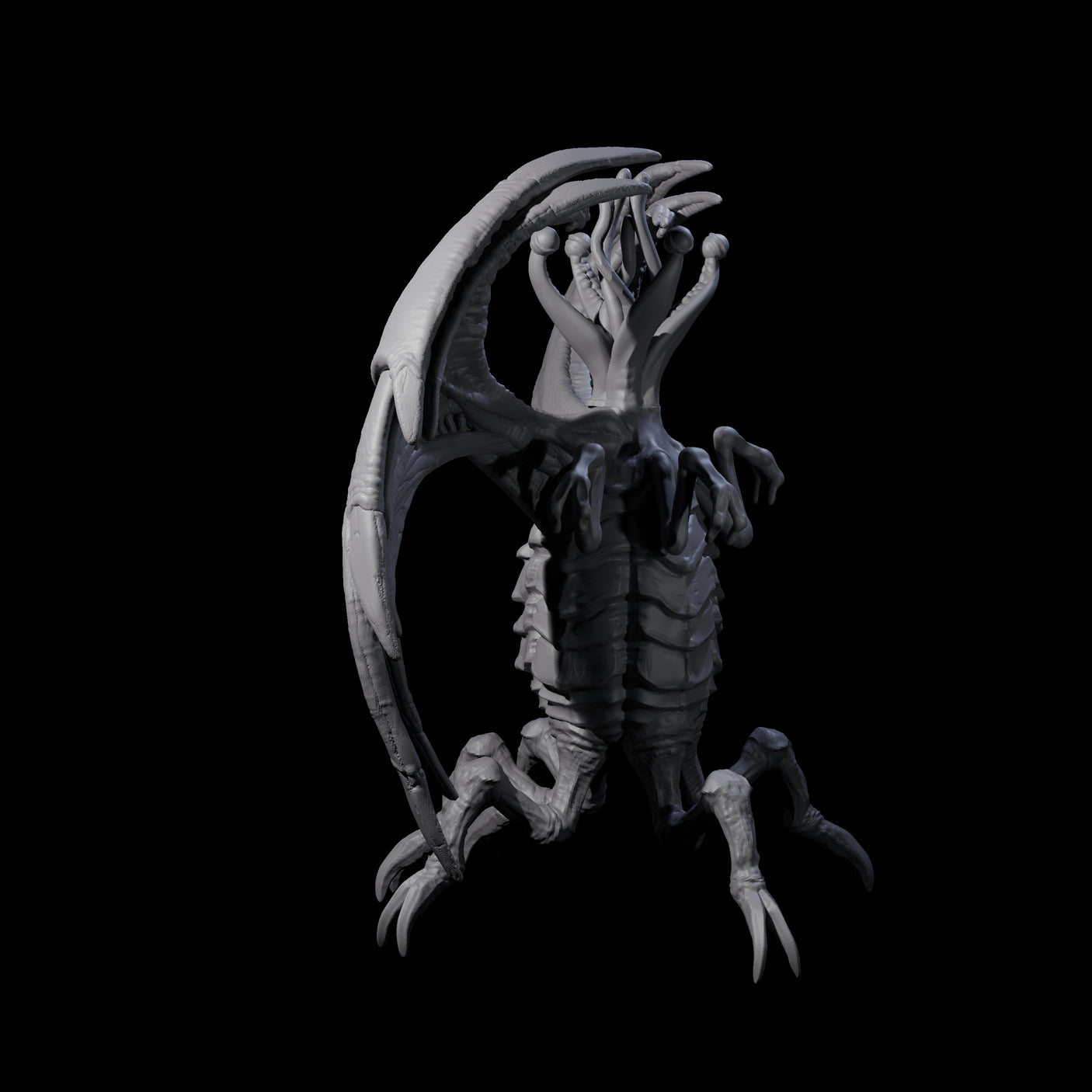 Hunting an Eldritch Aberration A Miniature for Dungeons and Dragons, Pathfinder or other TTRPGs