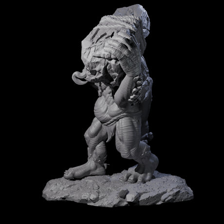 Hurling Ettin A Miniature for Dungeons and Dragons, Pathfinder or other TTRPGs