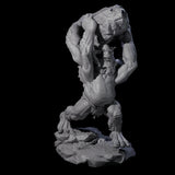 Hurling Ettin C Miniature for Dungeons and Dragons, Pathfinder or other TTRPGs