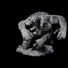 Hurling Ettin D Miniature for Dungeons and Dragons, Pathfinder or other TTRPGs