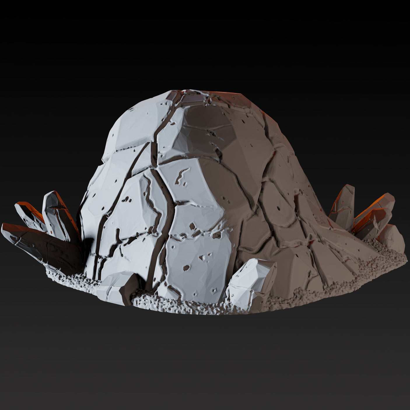 Ice Cave A Miniature for Dungeons and Dragons, Pathfinder or other TTRPGs