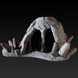 Ice Cave A Miniature for Dungeons and Dragons, Pathfinder or other TTRPGs