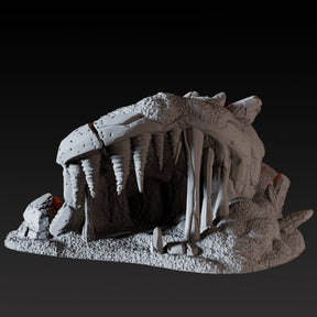 Ice Cave B Miniature for Dungeons and Dragons, Pathfinder or other TTRPGs