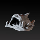 Ice Cave C Miniature for Dungeons and Dragons, Pathfinder or other TTRPGs