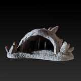 Ice Cave C Miniature for Dungeons and Dragons, Pathfinder or other TTRPGs