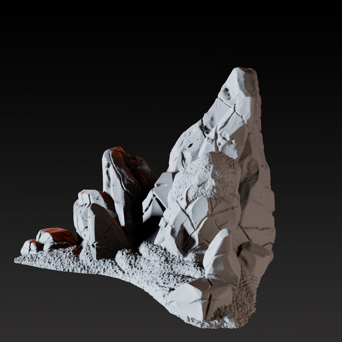 Ice Formation A Miniature for Dungeons and Dragons, Pathfinder or other TTRPGs