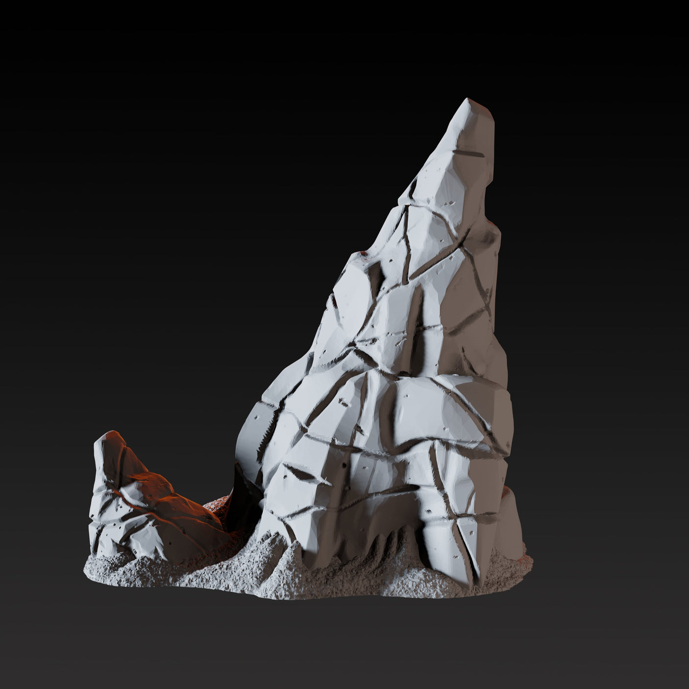 Ice Formation B Miniature for Dungeons and Dragons, Pathfinder or other TTRPGs