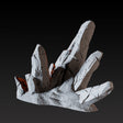 Ice Formation C Miniature for Dungeons and Dragons, Pathfinder or other TTRPGs