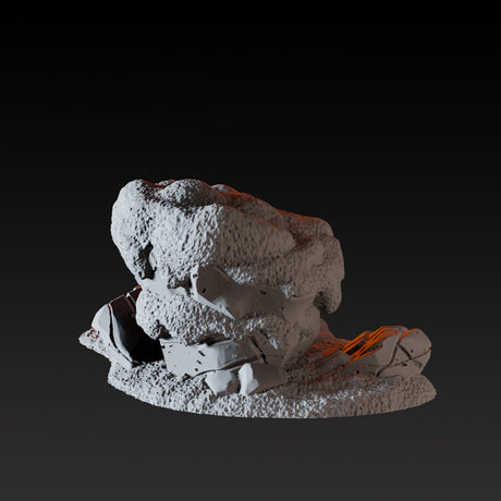 Ice Platform Miniature for Dungeons and Dragons, Pathfinder or other TTRPGs