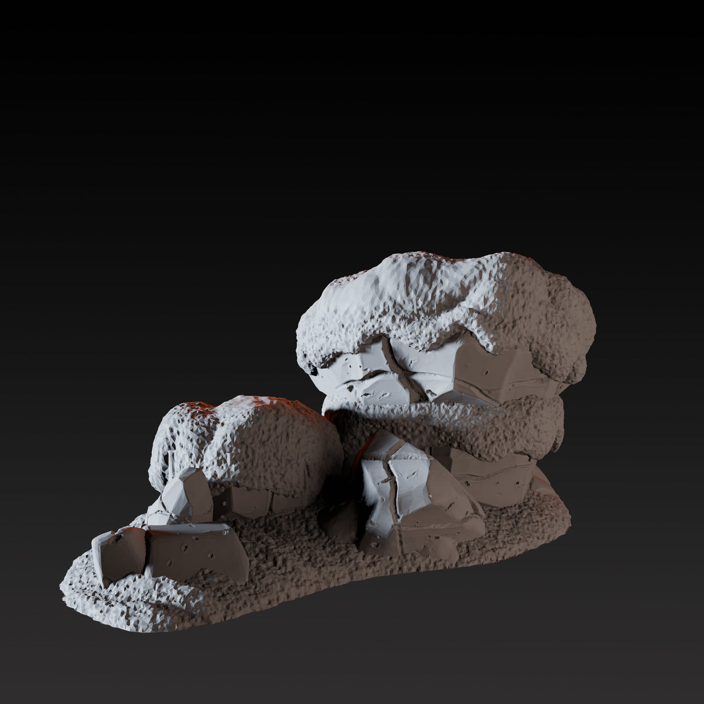 Ice Platform Miniature for Dungeons and Dragons, Pathfinder or other TTRPGs