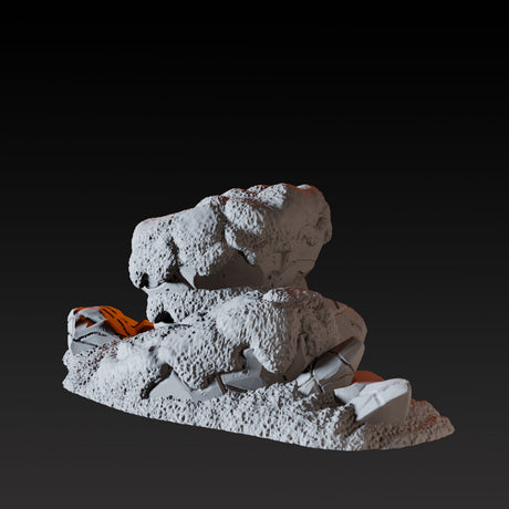 Ice Platform Miniature for Dungeons and Dragons, Pathfinder or other TTRPGs