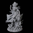 Ice Sorceress Miniature for Dungeons and Dragons, Pathfinder or other TTRPGs