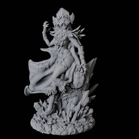 Ice Sorceress Miniature for Dungeons and Dragons, Pathfinder or other TTRPGs