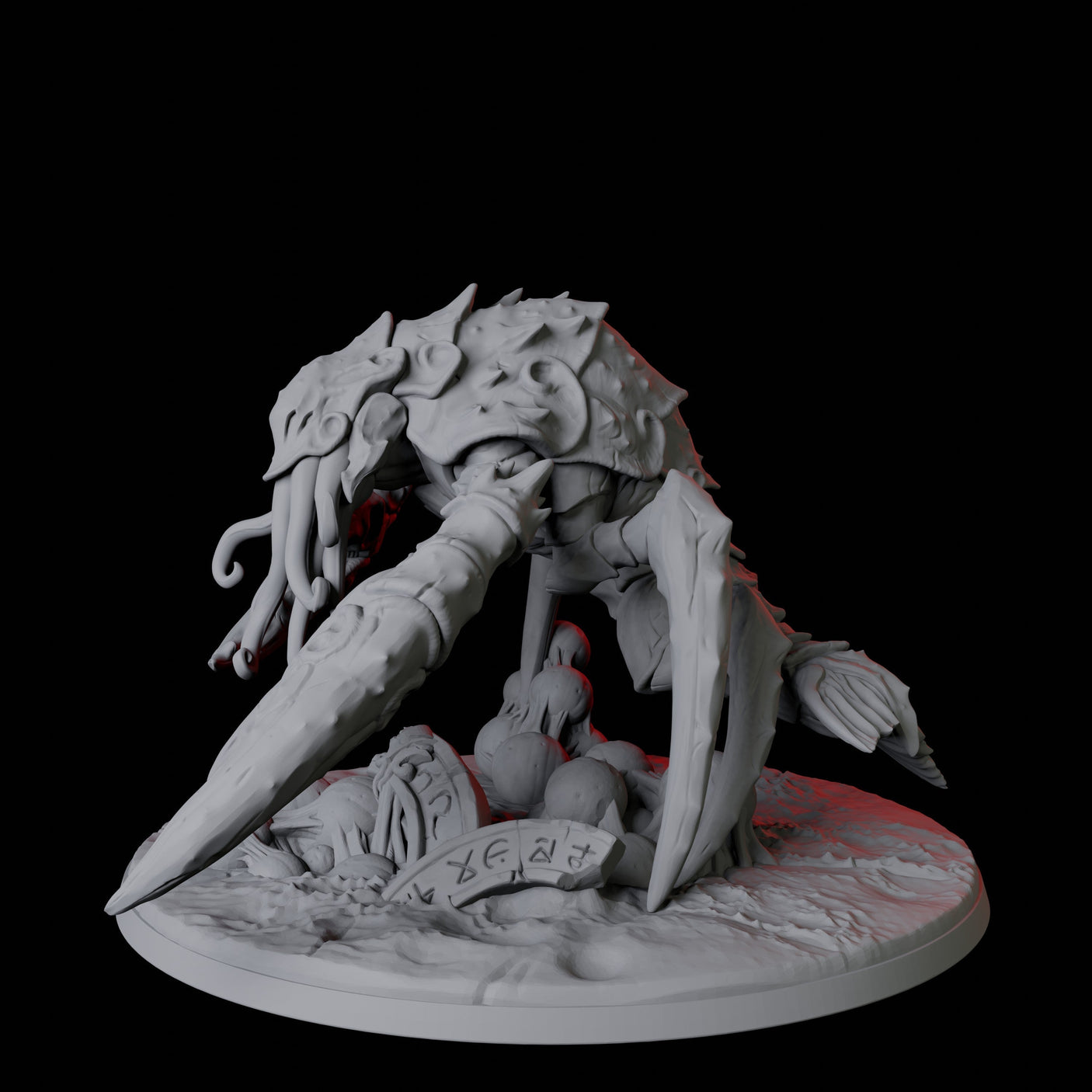 Ilithid Mutated Umber Hulk Miniature for Dungeons and Dragons, Pathfinder or other TTRPGs