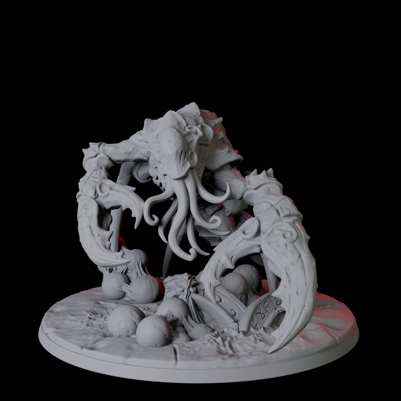 Ilithid Mutated Umber Hulk Miniature for Dungeons and Dragons, Pathfinder or other TTRPGs