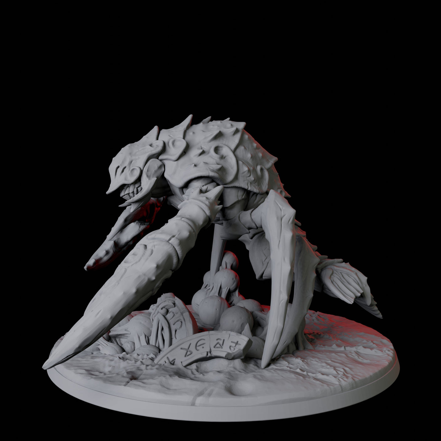 Ilithid Mutated Umber Hulk Miniature for Dungeons and Dragons, Pathfinder or other TTRPGs