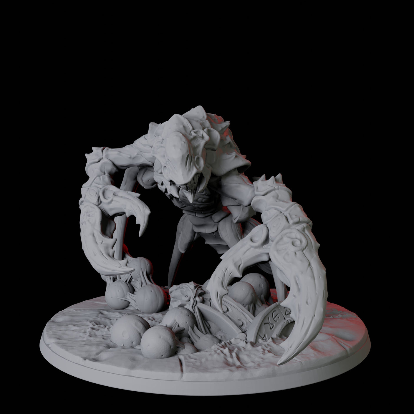 Ilithid Mutated Umber Hulk Miniature for Dungeons and Dragons, Pathfinder or other TTRPGs